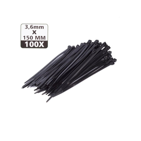 Benson Tools Kabelbinders 3.6 x 150 mm 100 stuks zwart