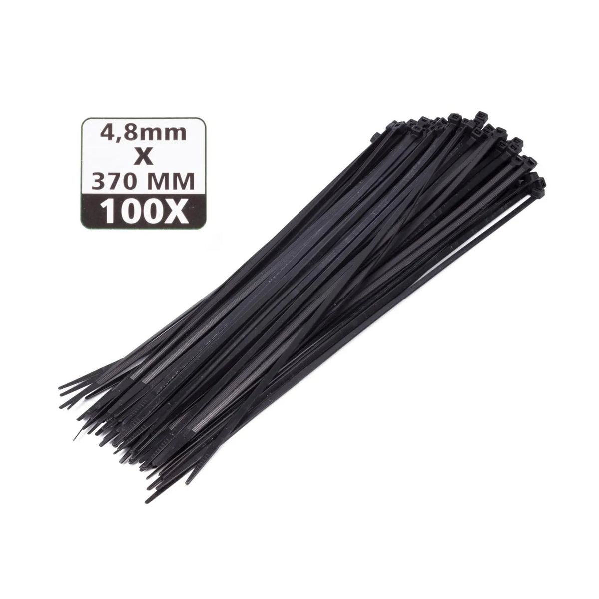 Benson Tools Kabelbinders 4.8 x 380 mm 100 dlg zwart