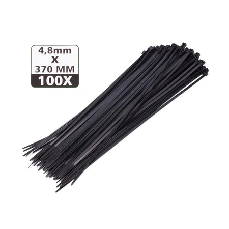 Benson Tools Kabelbinders 4.8 x 380 mm 100 dlg zwart