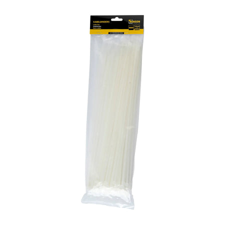 Benson Tools Kabelbinders 4.8 x 370 mm 100 dlg wit