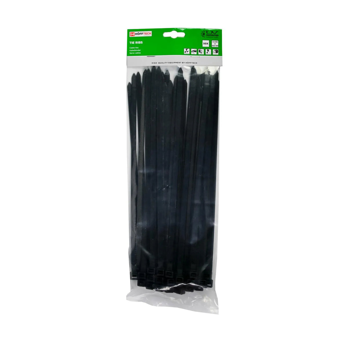 Benson Tools Kabelbinders 7.8 x 300 mm 50 dlg zwart
