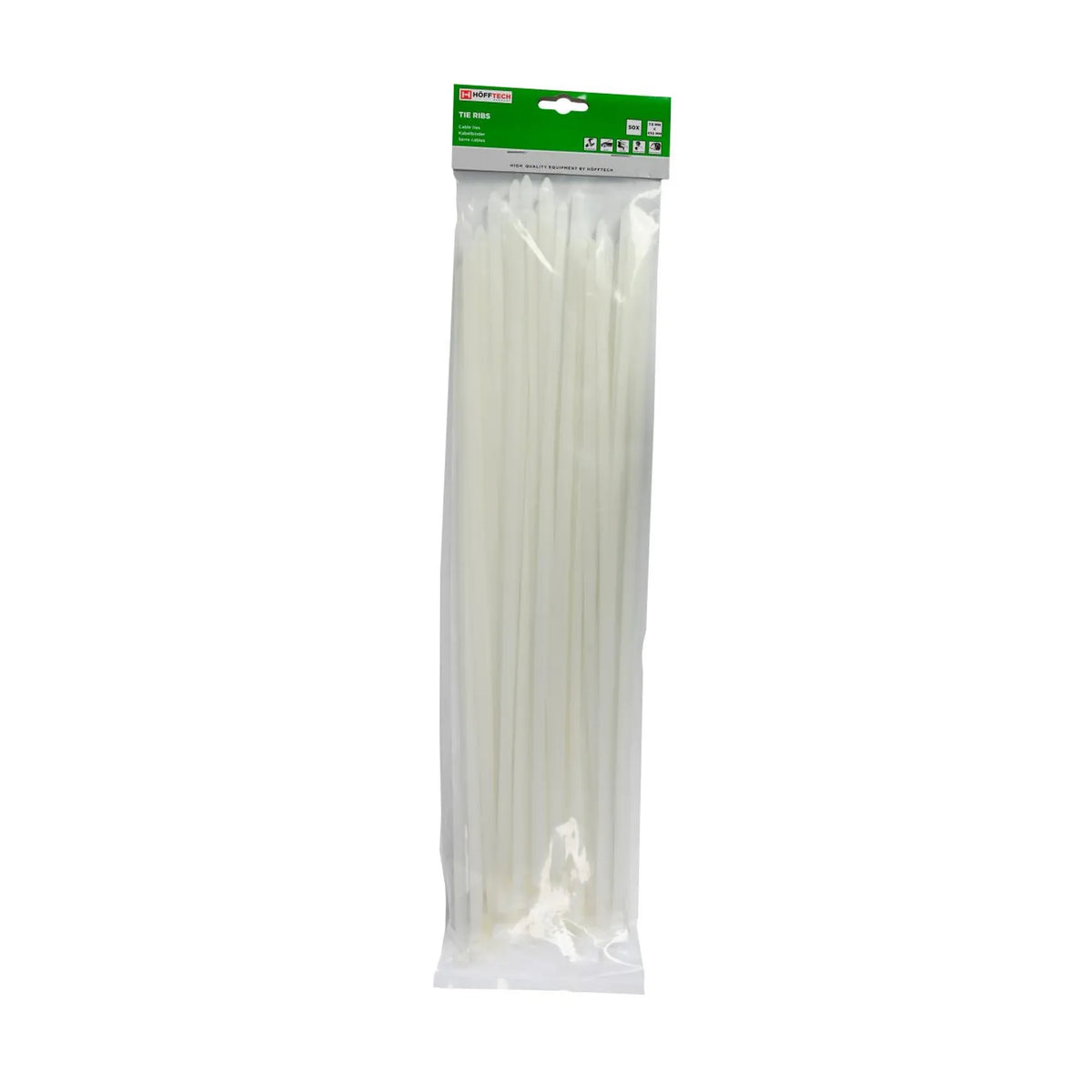 Benson Tools Kabelbinders 7.8 x 450 mm 50 stuks wit