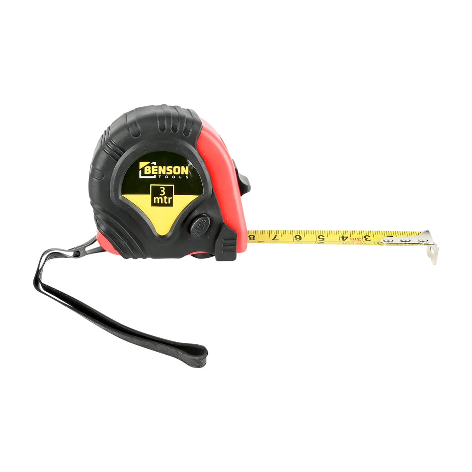 Benson Tools Rolbandmaat rubber 3 mtr x 16 mm
