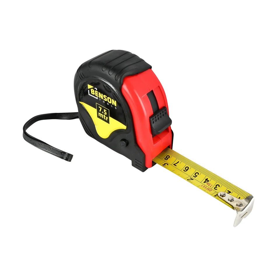 Benson Tools Rolbandmaat rubber 7.5 mtr x 25 mm