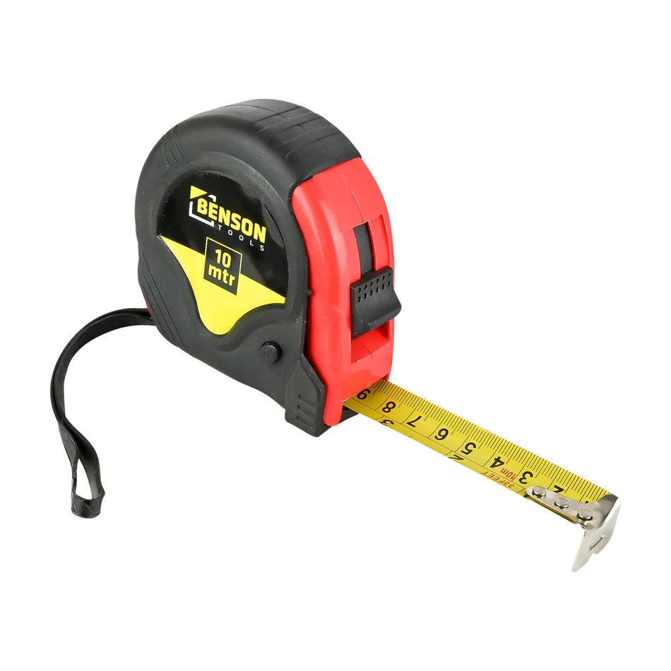 Benson Tools Rolbandmaat rubber 10 mtr x 25 mm