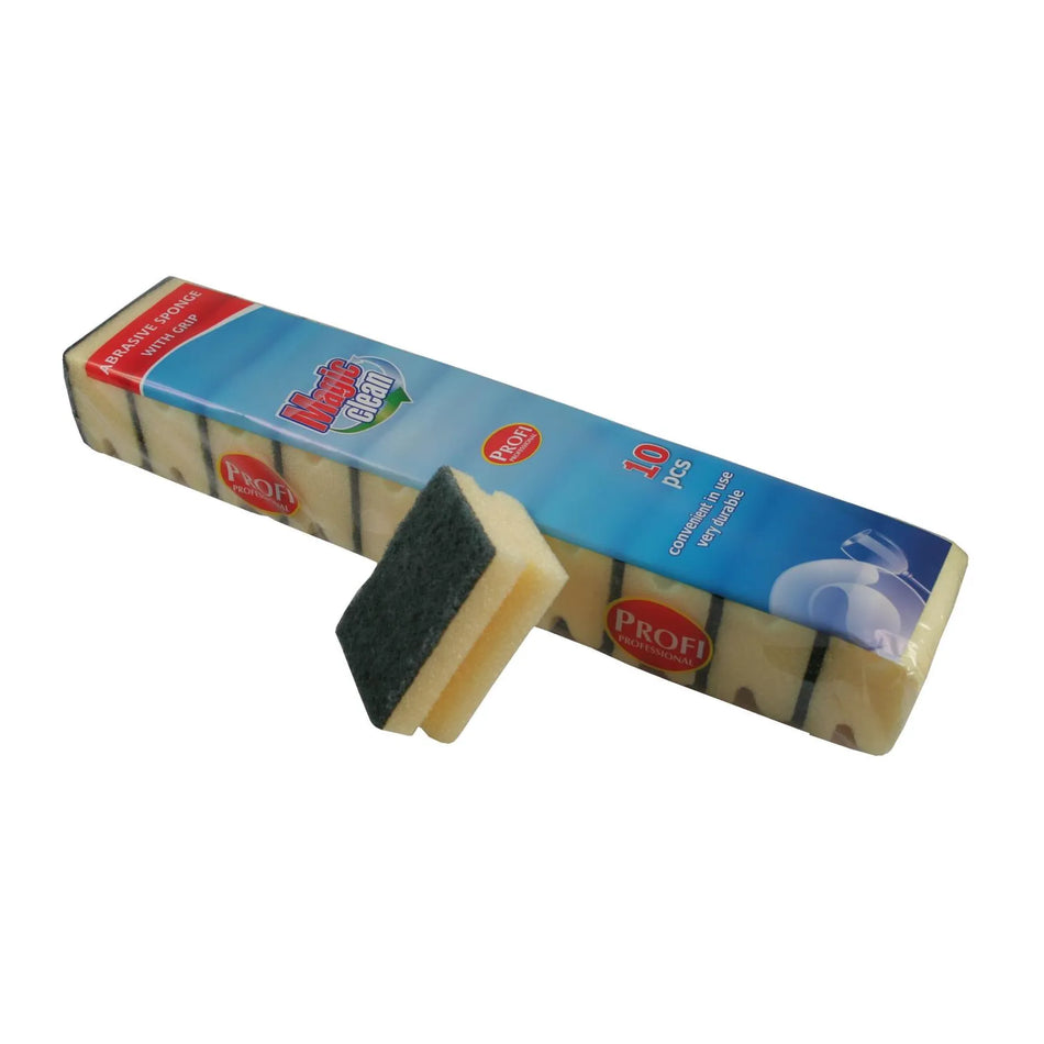 Magic Clean Schuurspons met grip Profi 10 dlg
