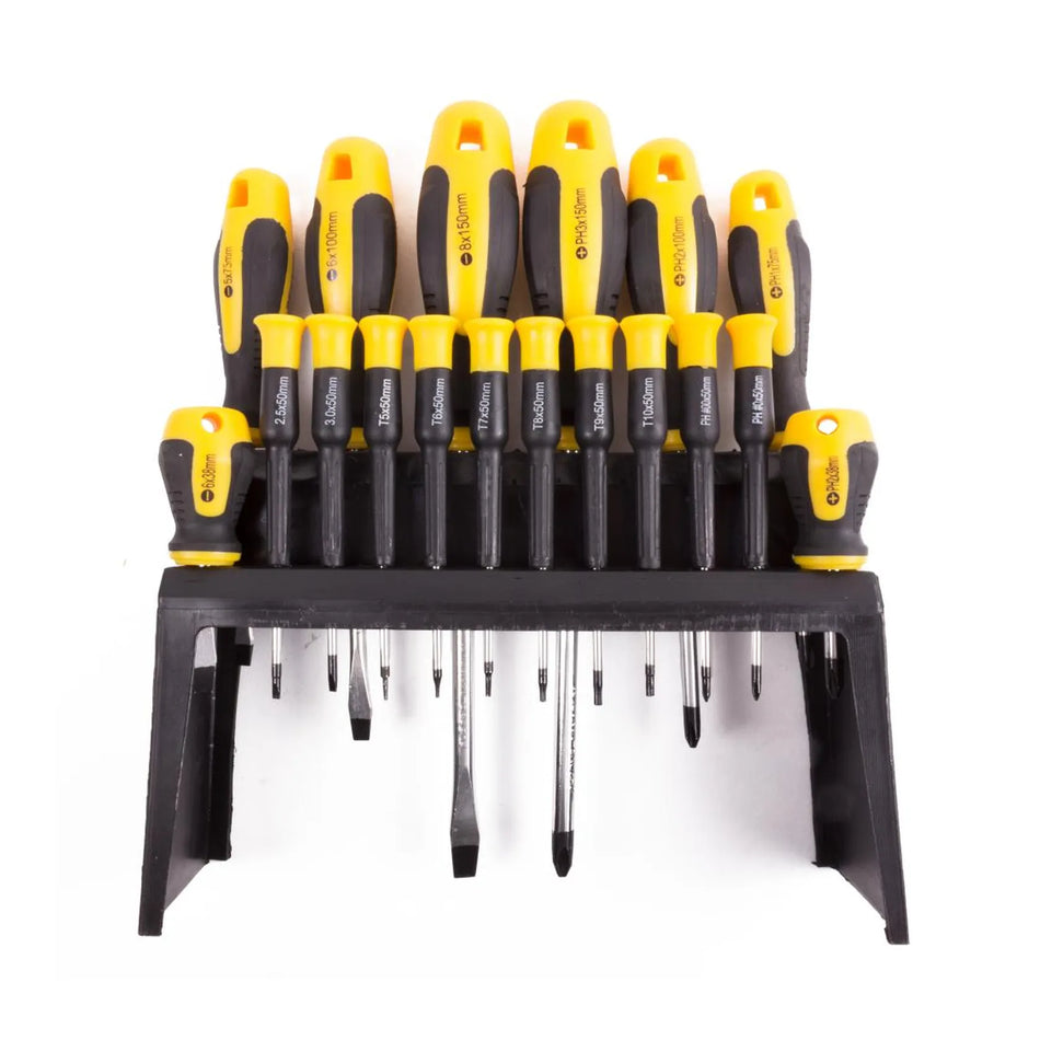 Benson Tools Schroevendraaier set 18-delig + standaard