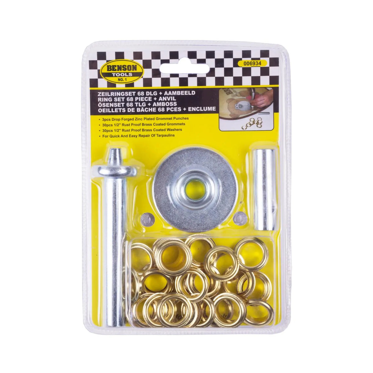 Benson Tools Zeilringset 33-delig + aambeeld
