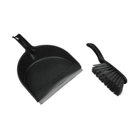 Benson Clean Stoffer en blik rubber rand 22 cm mix
