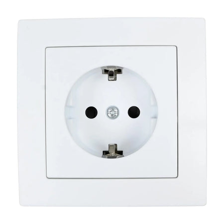 Benson Electric Stopcontact RA inbouw wit