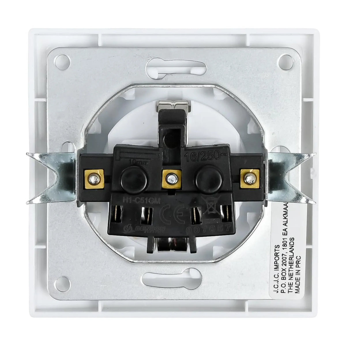 Benson Electric Stopcontact RA inbouw wit