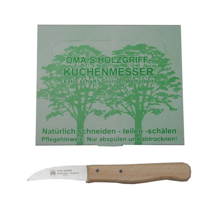 Solingen schilmesje krom hout display