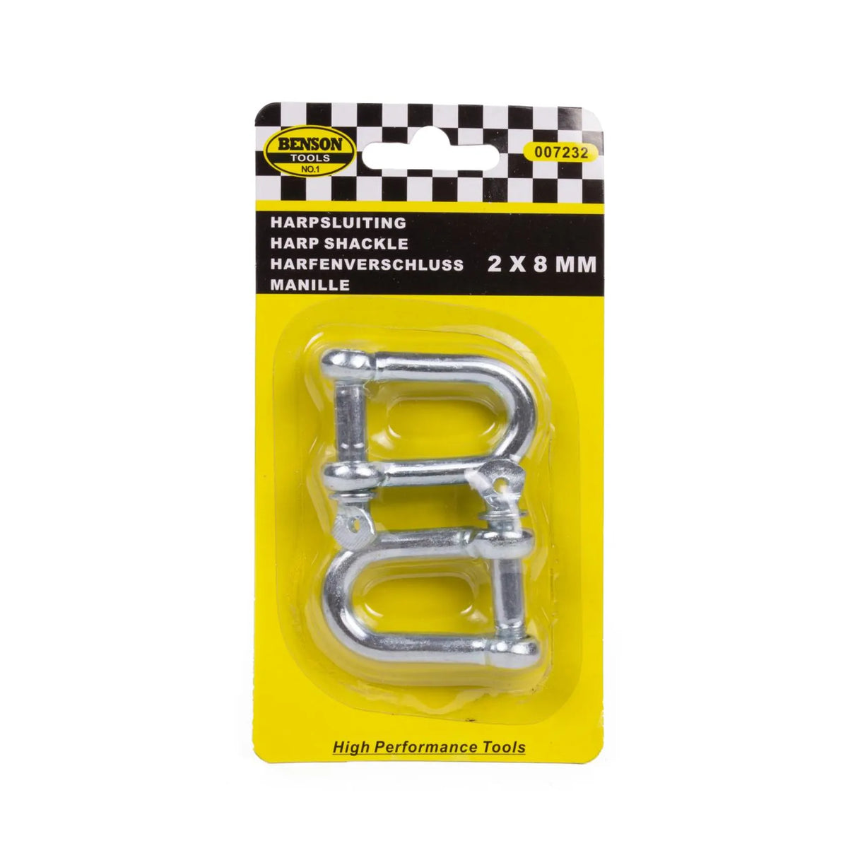 Benson Tools D-sluiting 8 mm 2 dlg