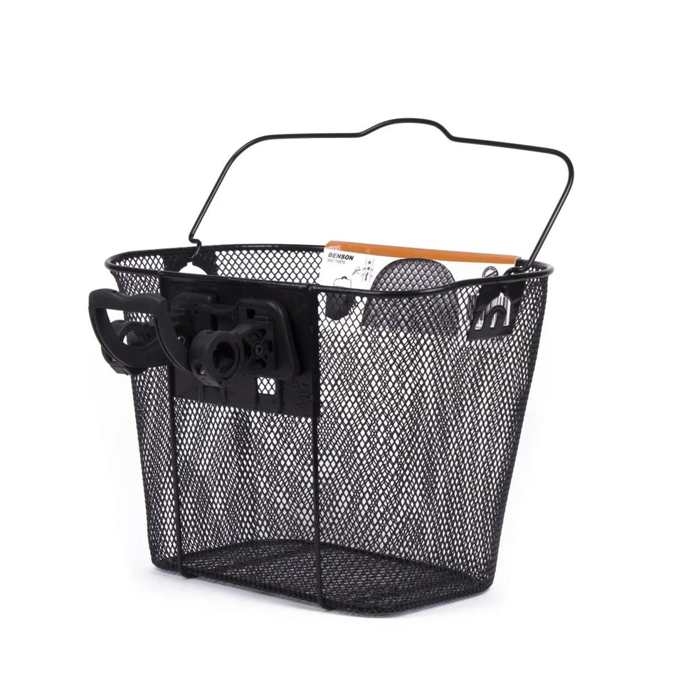 Benson Bike Parts Fietsmand metaal + houder 34 x 25 x 26 cm