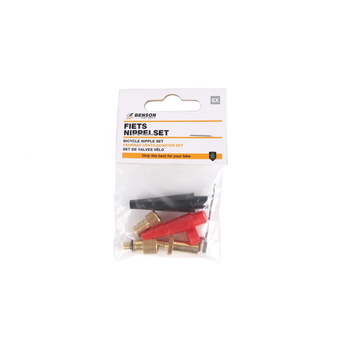 Benson Bike Parts Fiets nippelset 6 dlg