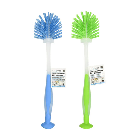 Benson Clean Afwasborstel met zuignap mix