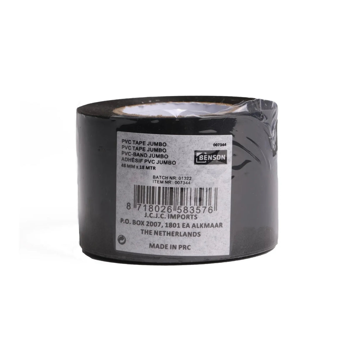 Benson Tools PVC tape jumbo 48 mm x 18 mtr