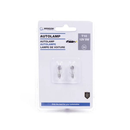 Benson Automotive Autolamp t10 12V 5W 2 dlg