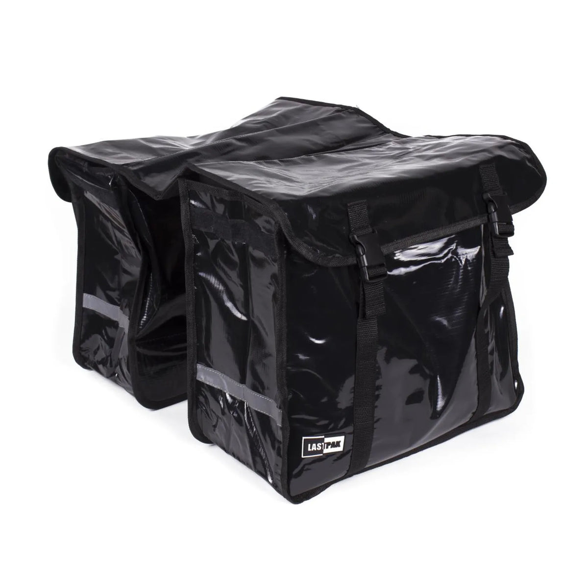 Lastpak Fietstas dubbel 46 ltr bisonyl zwart