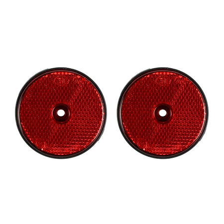 Benson Automotive Reflector rond rood 60 mm 2 dlg E4
