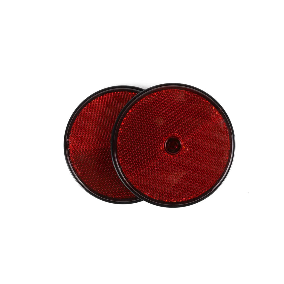 Benson Automotive Reflector rond rood 85 mm 2 dlg E4