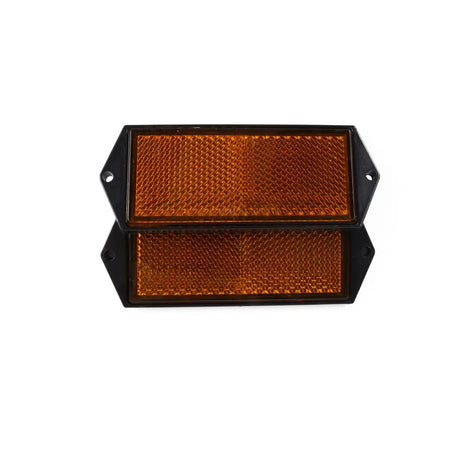 Benson Automotive Reflector rechthoek oranje 103 x 40 mm 2 dlg E4