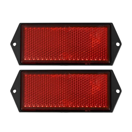 Benson Automotive Reflector rechthoek rood 100 x 45 mm 2 dlg E4