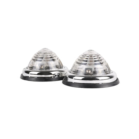 Benson Automotive Zijlamp chrome wit 70 mm 2 dlg E9