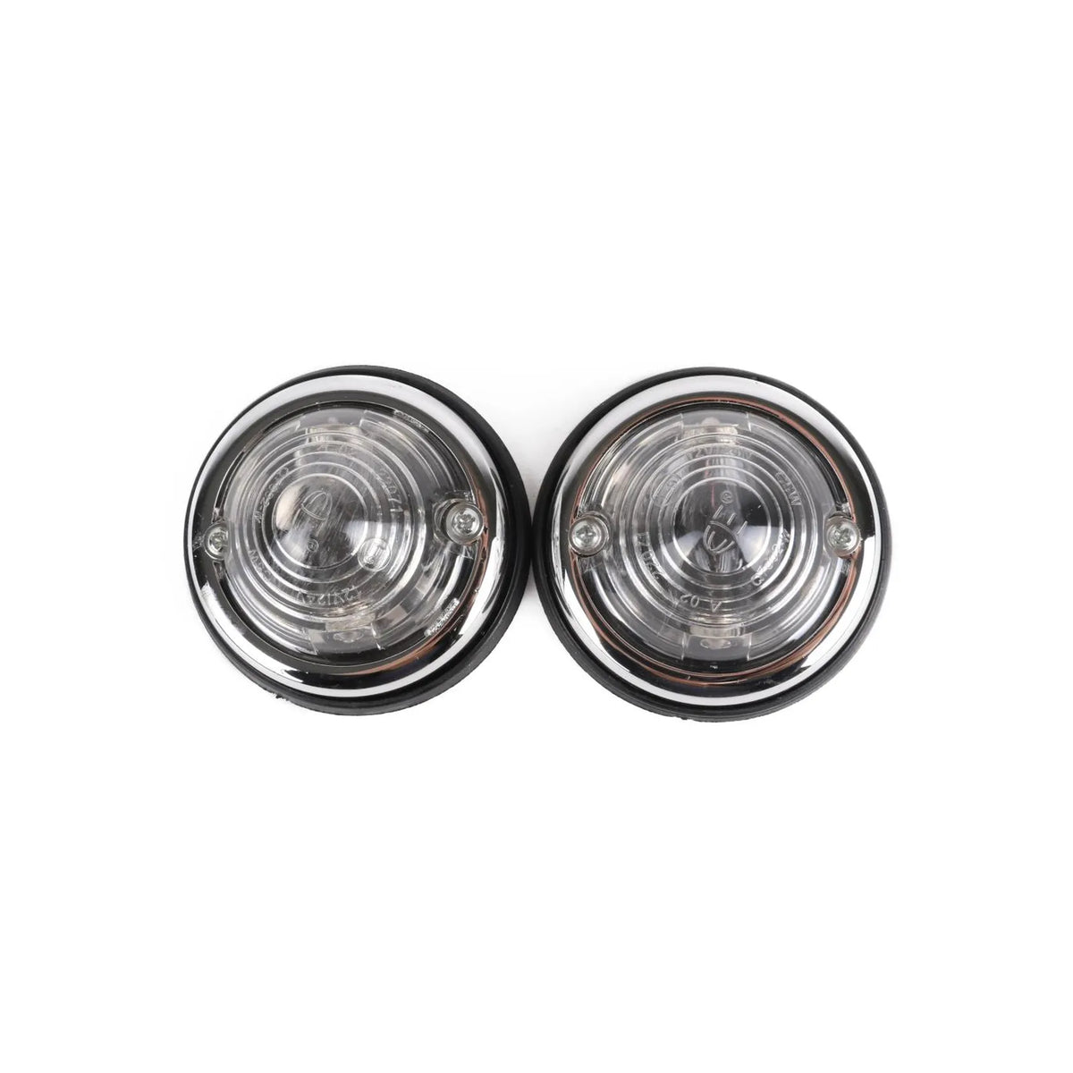 Benson Automotive Zijlamp chrome wit 70 mm 2 dlg E9