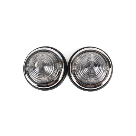 Benson Automotive Zijlamp chrome wit 70 mm 2 dlg E9