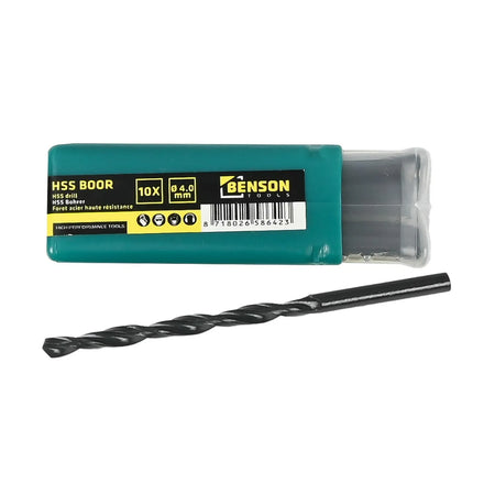 Benson Tools HSS boor 4.0 mm 10 dlg