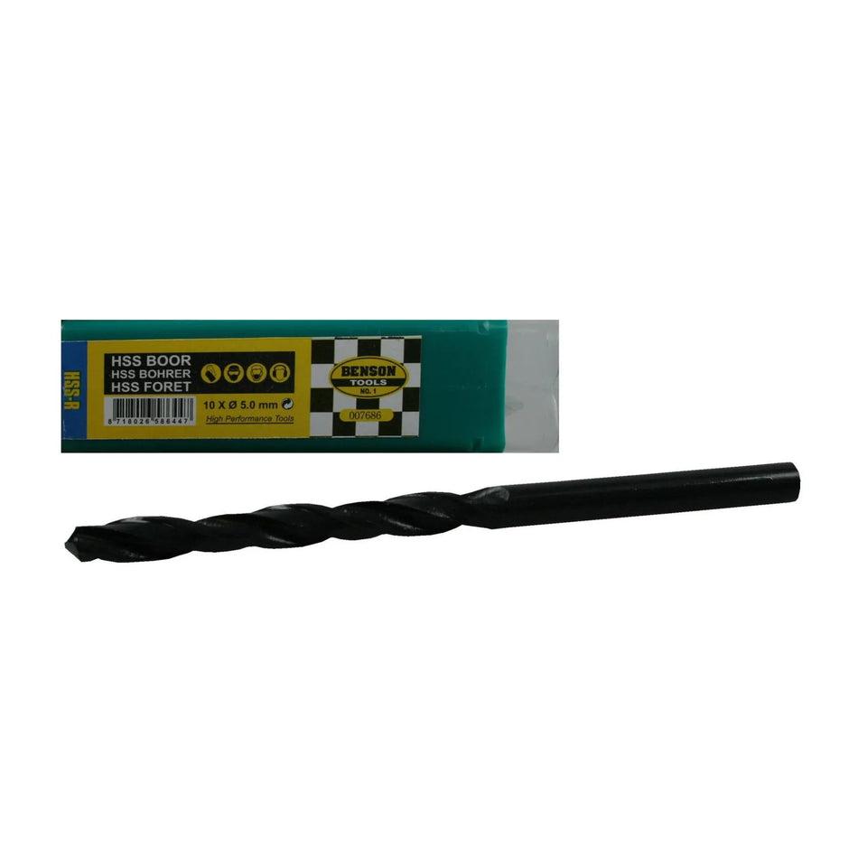 Benson Tools HSS boor 5.0 mm 10 dlg