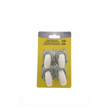 Benson Tools Zwenkwiel set 32 mm wit 4 dlg