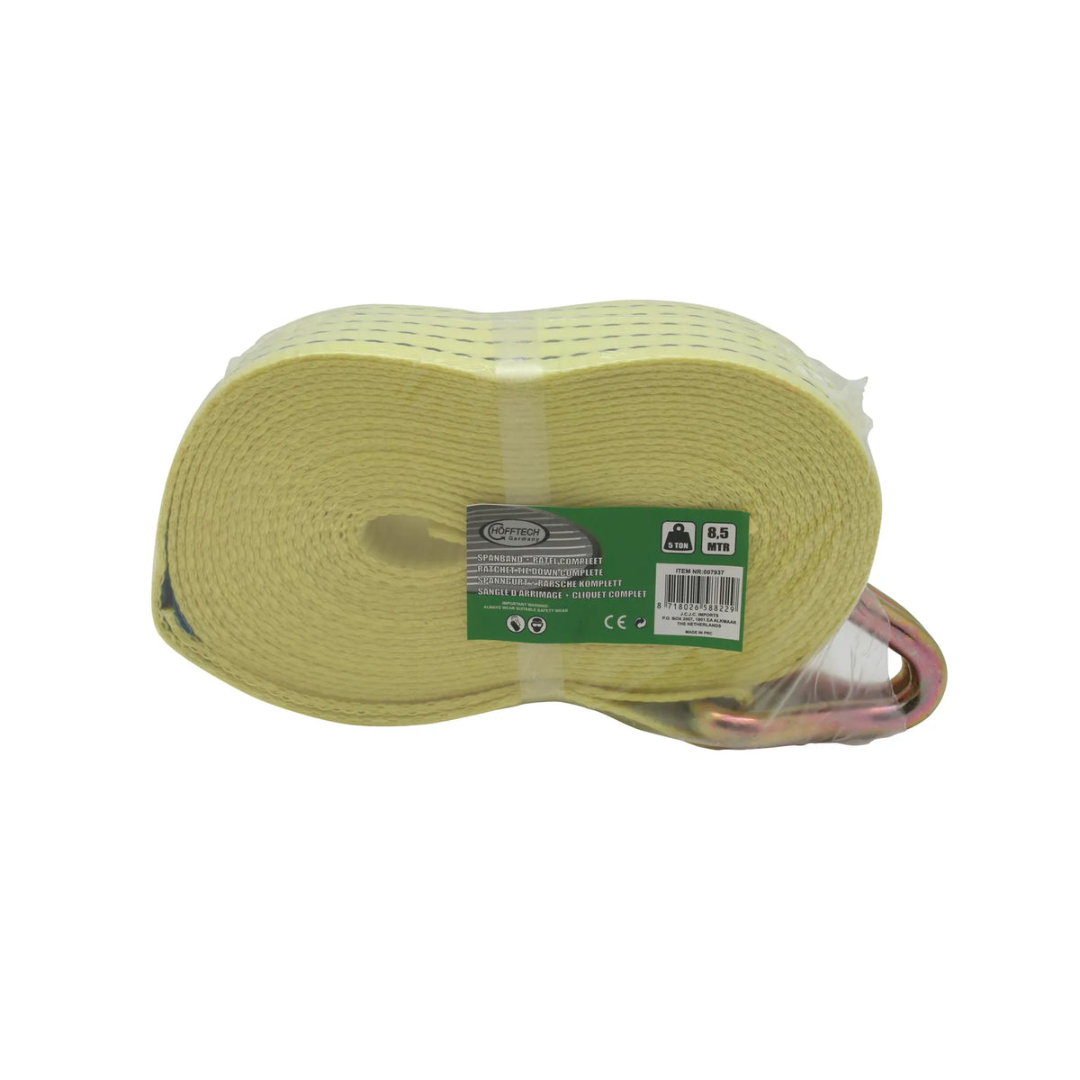 Benson Tools Spanband losse band + haak 8.5 mtr 5 ton