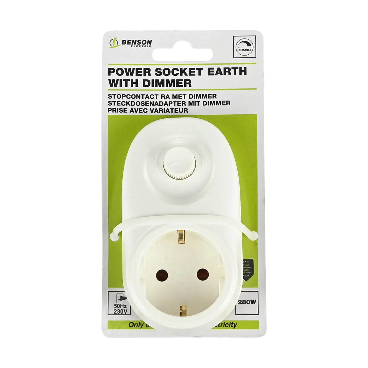 Benson Electric Stopcontact RA met dimmer