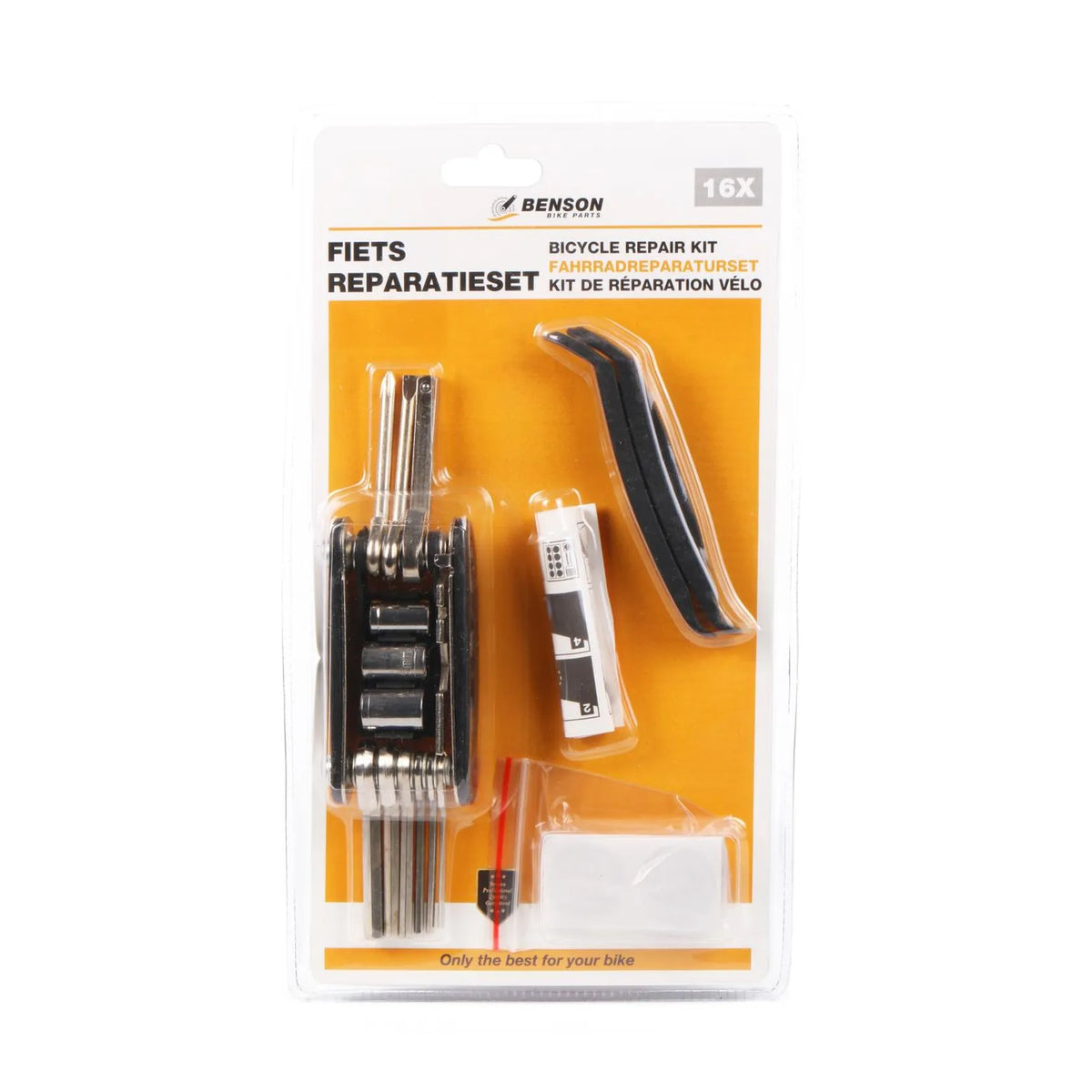 Benson Bike Parts Fiets reparatieset 16 dlg profi