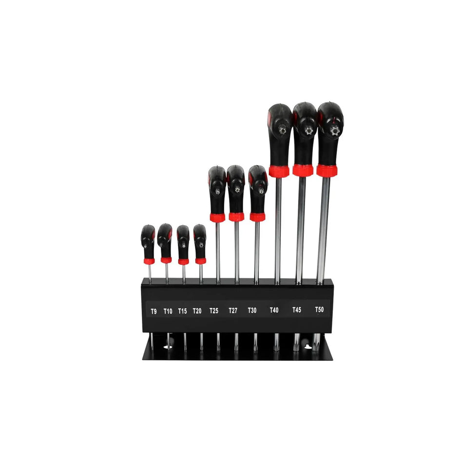 Benson Tools Torx t sleutelset 10 dlg met standaard