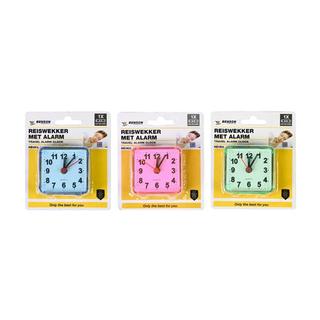 Benson Products Reiswekker alarm klein mix