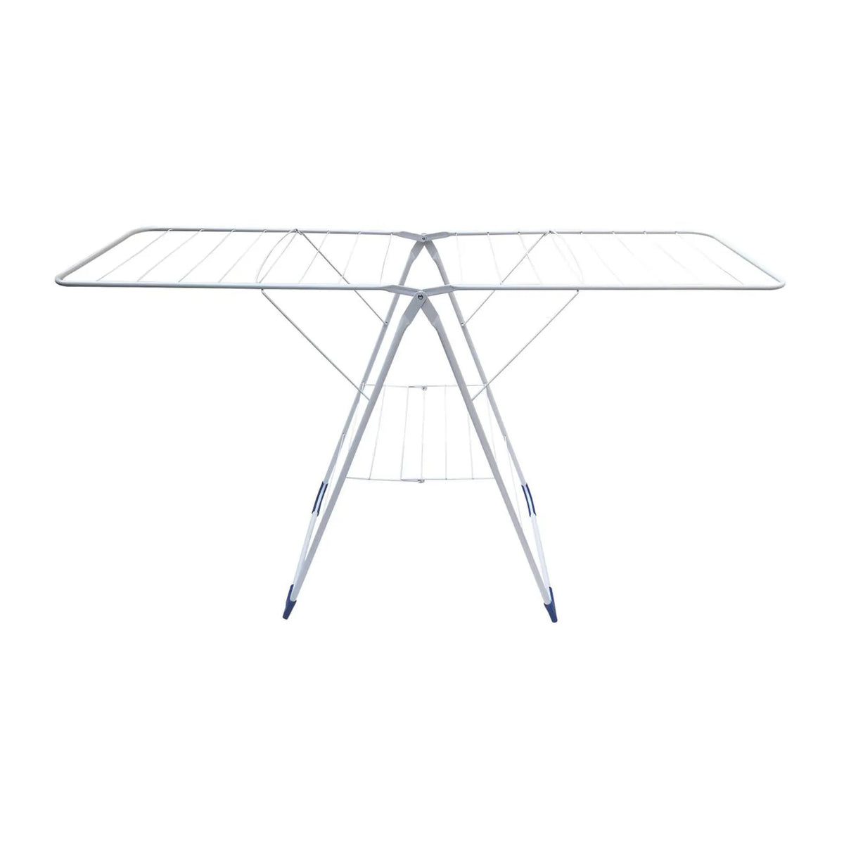 Handelsonderneming Diverza Droogrek wit opvouwbaar 152 x 50 x 87 cm