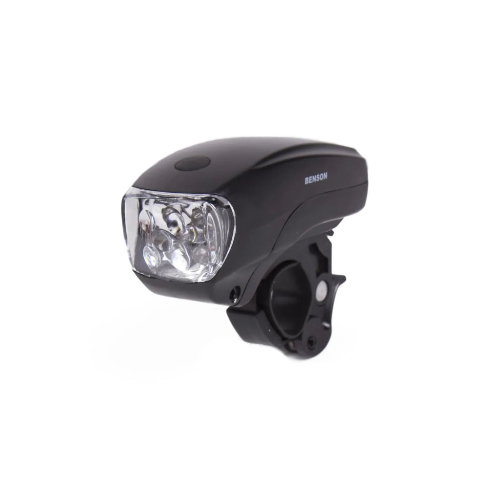 Benson Bike Parts Fietskoplamp 5 LED zwart