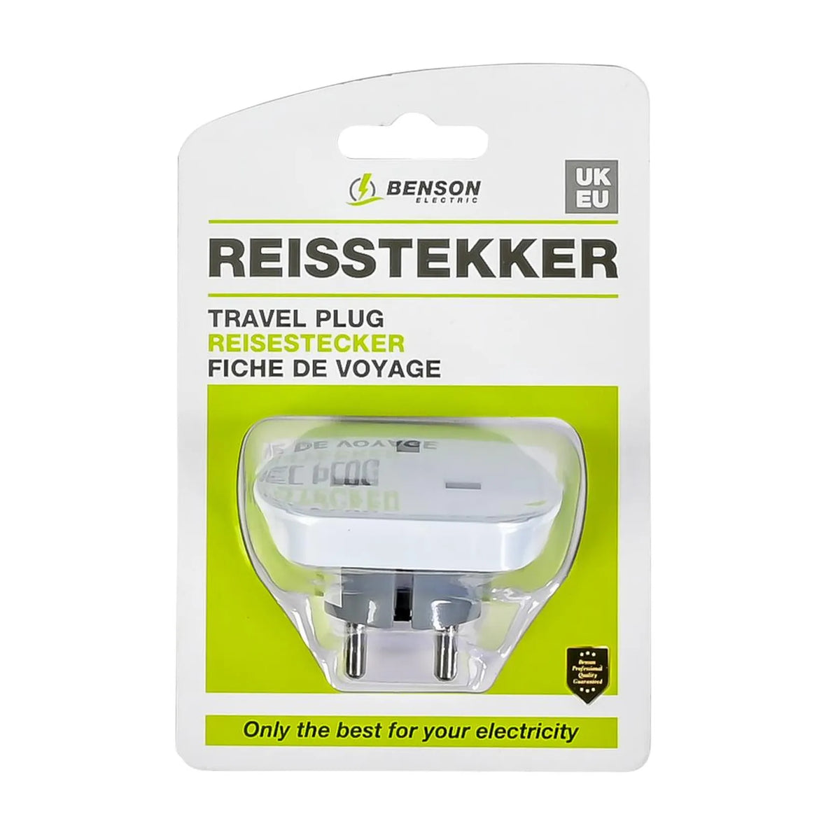Benson Electric Reisstekker UK/NL