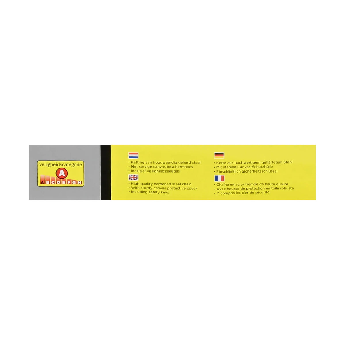 Stahlex Ketting + hangslot 302 ART*** 10 x 1200 mm