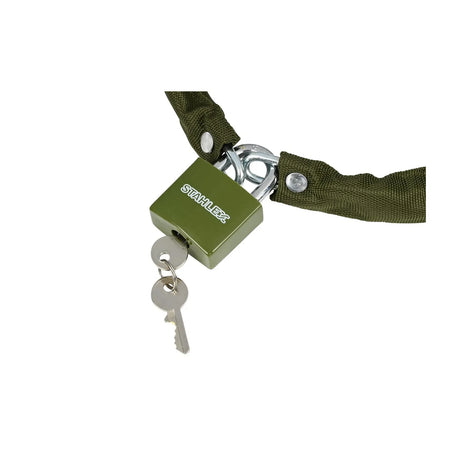 Stahlex Ketting + hangslot Rocksolid 5 x 1000 mm mix