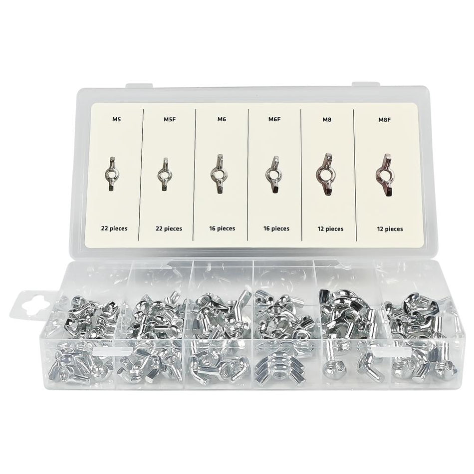 Benson Tools Vleugelmoeren set 100-delig