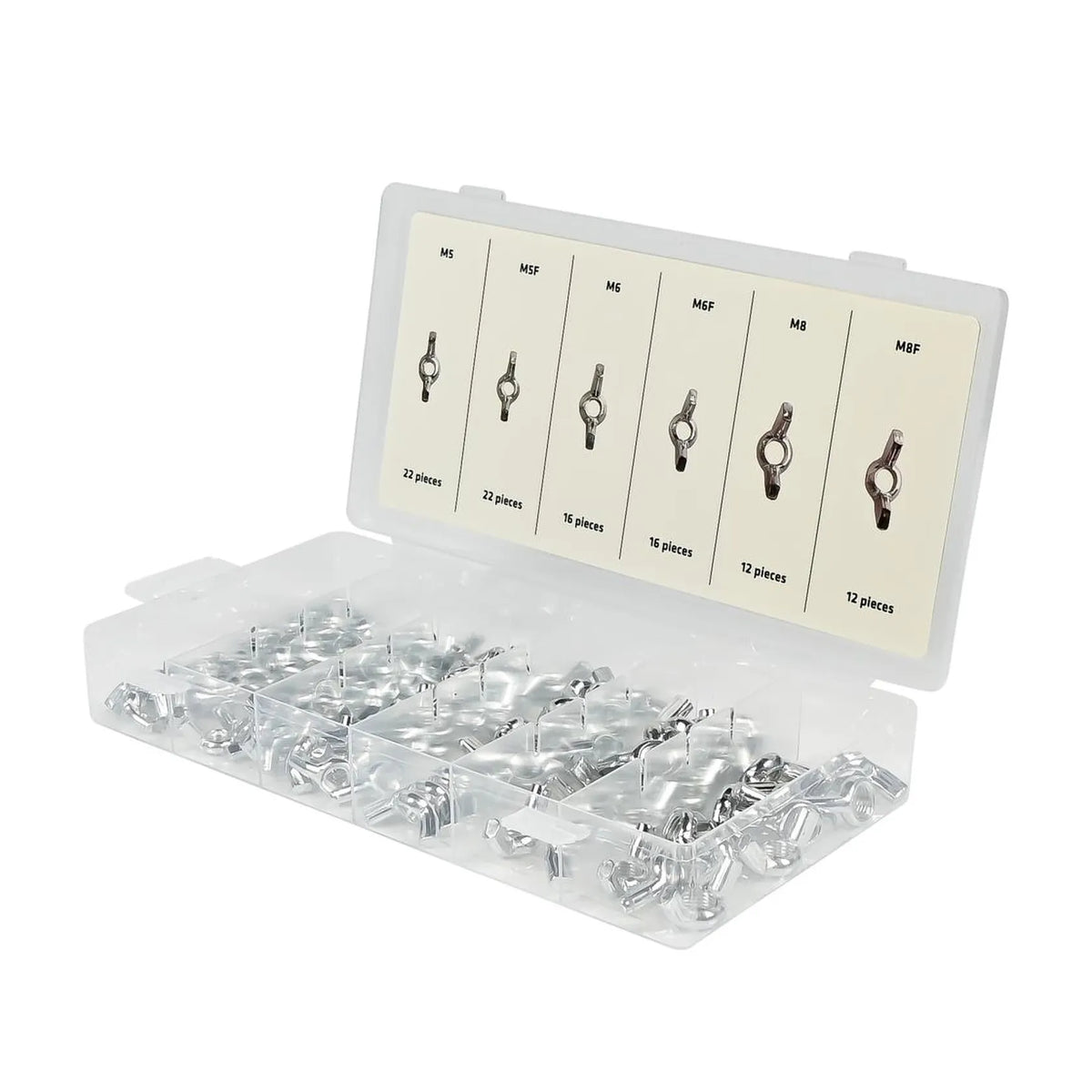 Benson Tools Vleugelmoeren set 100 delig
