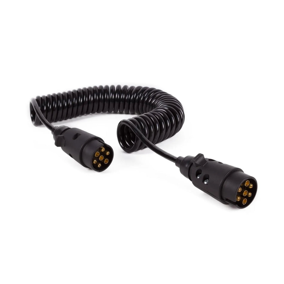 Benson Automotive Verlengkabel 7 polig krul 4.5 m kabel