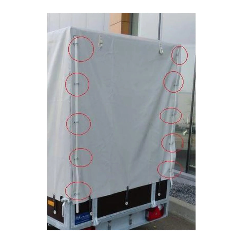 Benson Automotive Ogenset rechthoek 4-delig