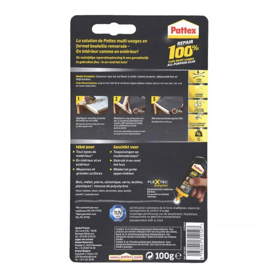 Pattex 100% alles in 1 lijm 100 gr