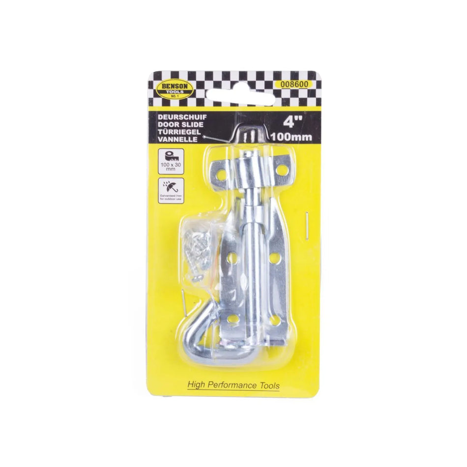 Benson Tools Deurschuif 4" 100 mm
