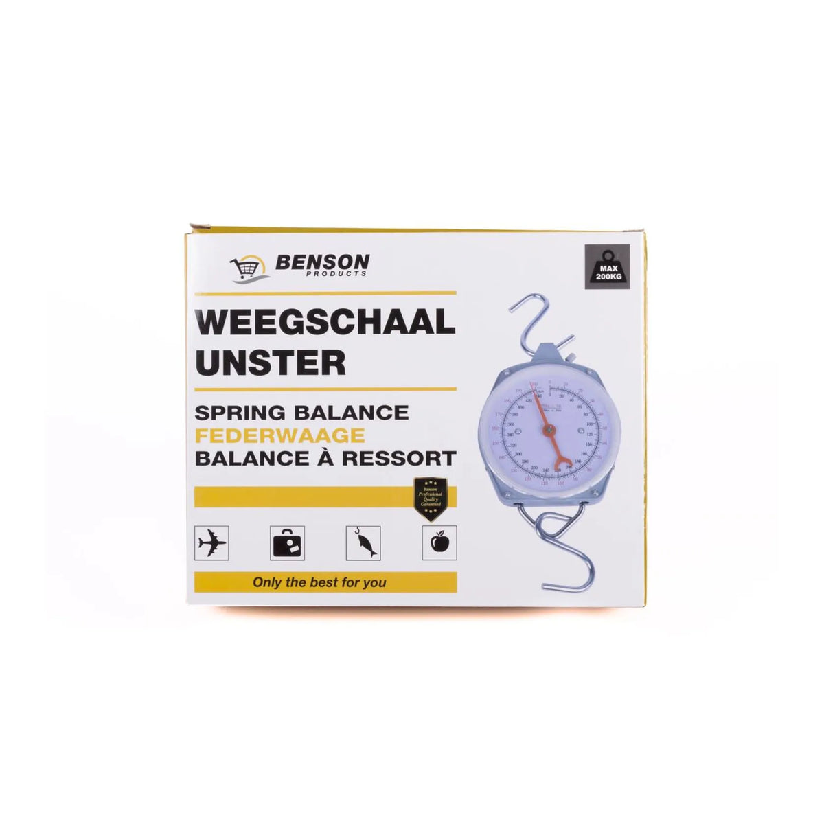 Benson Products Unster weegschaal 200 kg